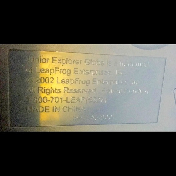 Leap Frog Junior Explorer Talking Globe Preschool Interactive Learning Toy - Picture 8 of 9